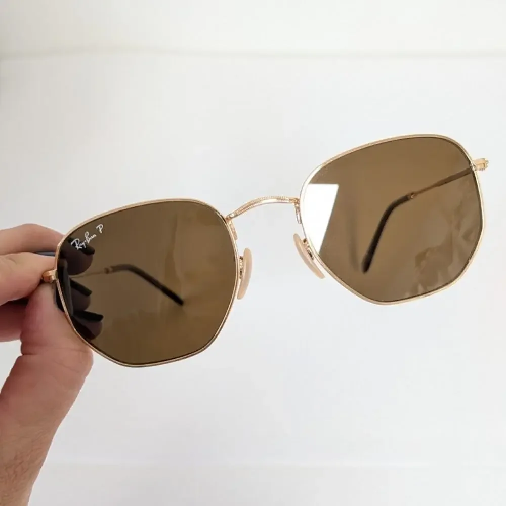 Ray-Ban Hexagonal Metal Frame RB3548N 3P Sunglasses Italy